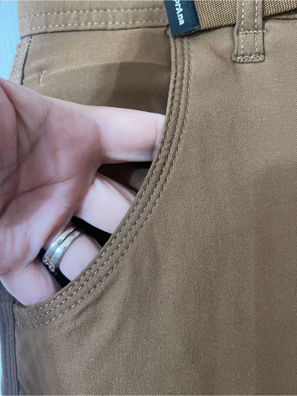 NWT PrAna Men’s 30/32 stretch Zion Pant II Color Sepia - Picture 2 of 10
